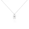 Collier Laig Argent Blanc Oxyde De Zirconium