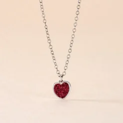 Collier Lara Argent Blanc