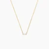 Collier Lawry Or Jaune Oxyde De Zirconium