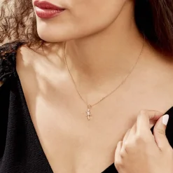 Collier Lehar Plaqué Or Oxyde