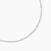 Collier Leodie Argent Blanc