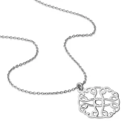 Collier Lev Argent Blanc