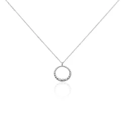 Collier Lidig Argent Oxyde De Zirconium