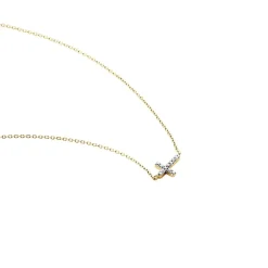 Collier Like A Virgin Or Jaune Oxyde De Zirconium