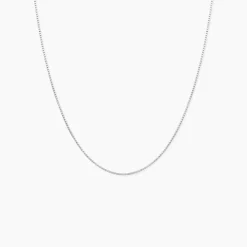 Collier Liline Argent Blanc