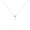 Collier Linas Argent Blanc Oxyde De Zirconium