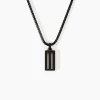 Collier Line Acier Noir