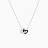 Collier Lineth Argent Blanc Céramique Oxyde De Zirconium