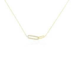 Collier Link Or Jaune
