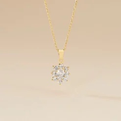 Collier Lisea Plaqué Or Oxydes De Zirconium