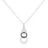 Collier Liyana Argent Blanc Oxyde De Zirconium
