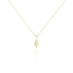 Collier Lizia Or Jaune Diamant