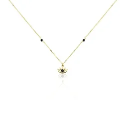 Collier Look At Me Or Jaune Oxyde De Zirconium Spinelle