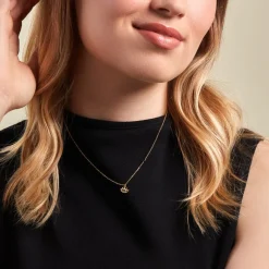 Collier Look At Me Or Jaune Oxyde De Zirconium Spinelle