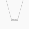 Collier Lorayne Argent Blanc