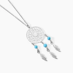 Collier Lou Argent Blanc Oxyde De Zirconium