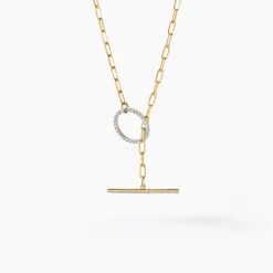 Collier Loved One Or Jaune Diamant