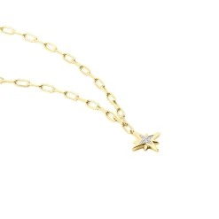 Collier Loved One Or Jaune Diamant