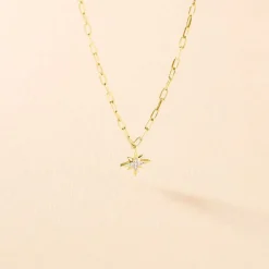 Collier Loved One Or Jaune Diamant