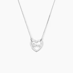 Collier Lovia Argent Blanc