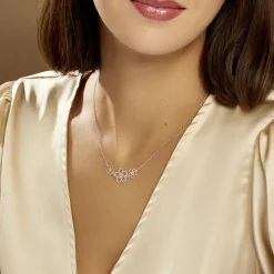 Collier Lucrezia Argent Blanc