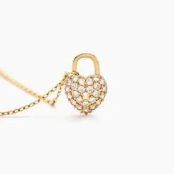 Collier Lucrezio Or Jaune Oxyde De Zirconium