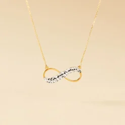 Collier Lyana Infini Diamante Or Jaune