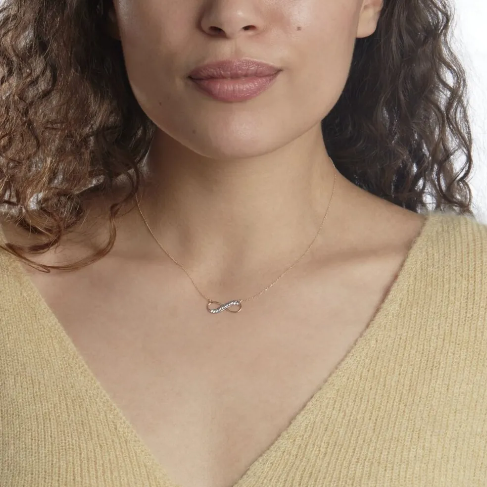 Collier Lyana Infini Diamante Or Jaune