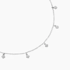 Collier Lysandra Argent Blanc Oxyde De Zirconium