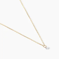 Collier Mable Or Jaune Diamant Synthétique