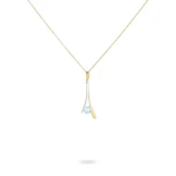 Collier Madli Or Bicolore Topaze