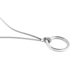 Collier Magda Argent Blanc