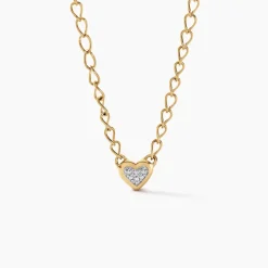Collier Mahe Or Jaune Diamant