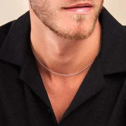 Collier Maille Nuncio Argent Blanc