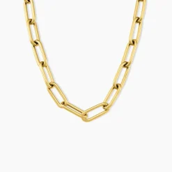 Collier Maille Urban Line Acier Doré