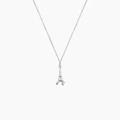 Collier Marceau Argent Blanc