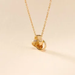 Collier Marcelina Plaqué Or Jaune