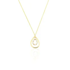 Collier Marganela Or Jaune Diamant