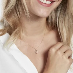 Collier Marganela Or Jaune Diamant