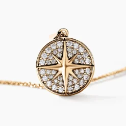 Collier Maria-carmen Plaqué Or Jaune Oxyde De Zirconium