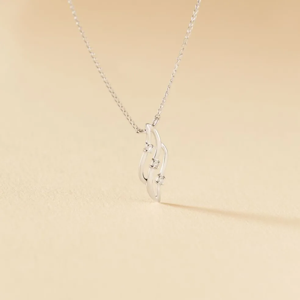 Collier Marnie Or Blanc Diamant