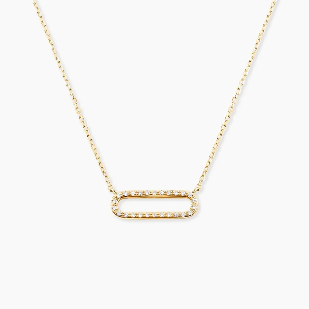 Collier Marshall Or Jaune Diamant