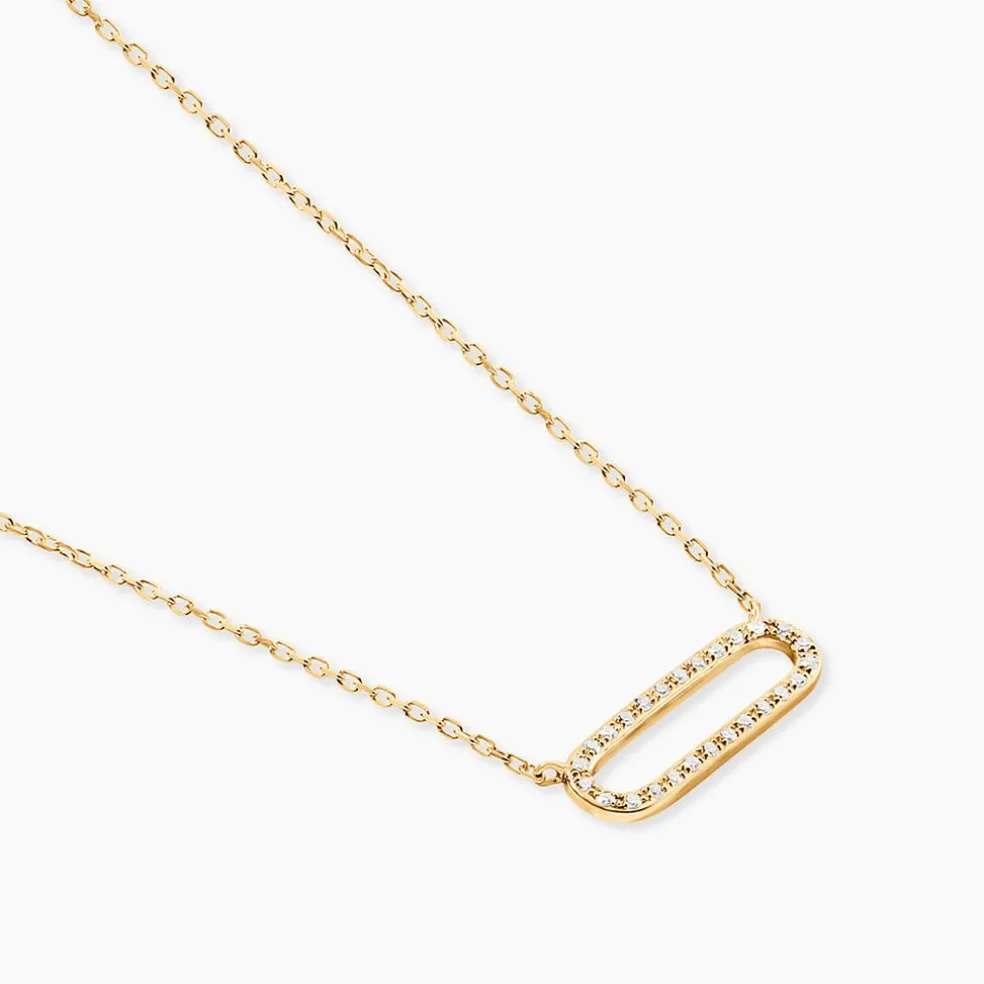 Collier Marshall Or Jaune Diamant