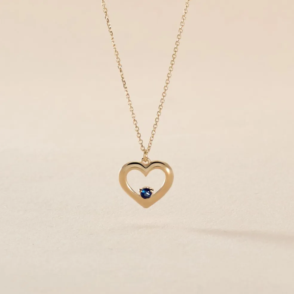 Collier Martella Or Jaune Saphir