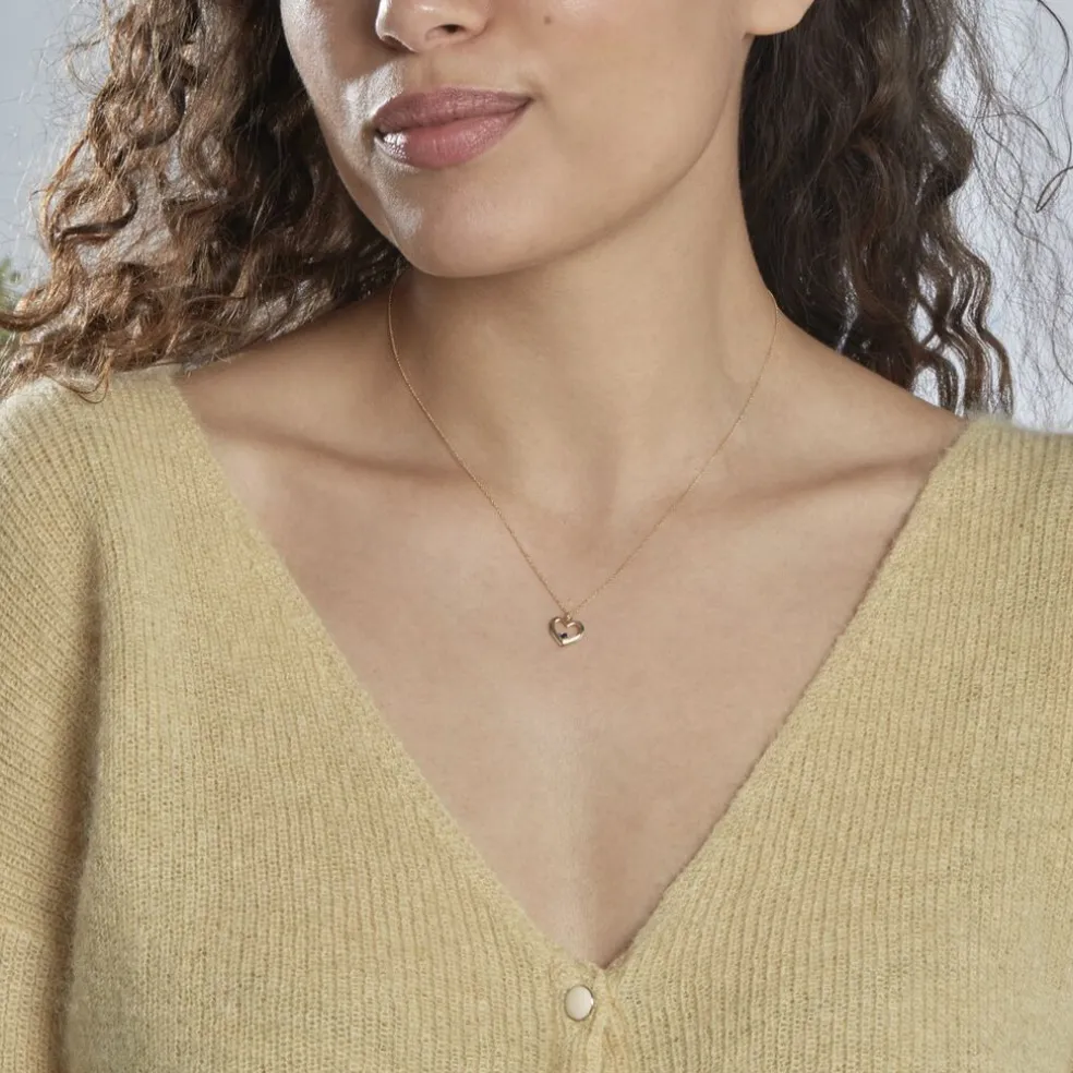 Collier Martella Or Jaune Saphir