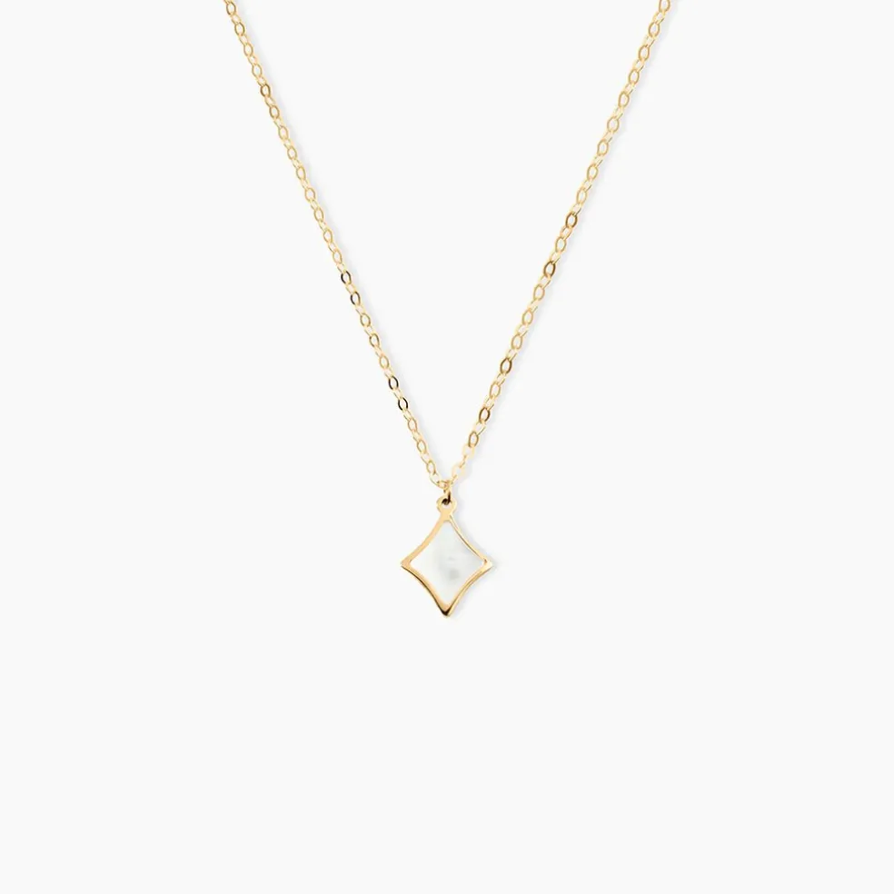 Collier Marvella Or Jaune Nacre