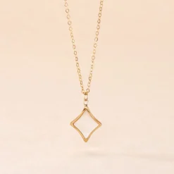 Collier Marvella Or Jaune Nacre