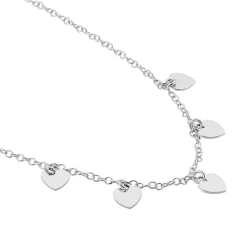 Collier Maryline Argent Blanc