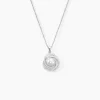 Collier Matilda Argent Blanc Perle De Culture Et Oxyde De Zirconium