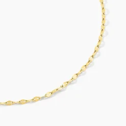 Collier Mauricette Acier Jaune